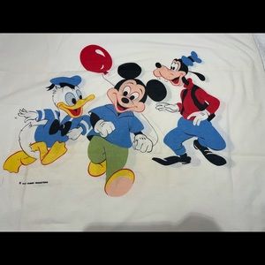 VINTAGE MICKEY, DONALD & GOOFY STANDARD PILLOWCASE